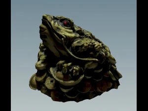 money toad 3D Model