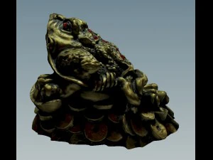 money toad 3D Model