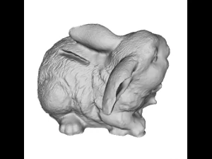 rabbit money box 3D Model
