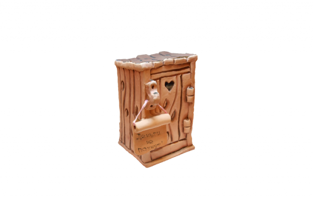 toilet moneybox 3D 模型 .c4d .max .obj .3ds .fbx .stl .blend 