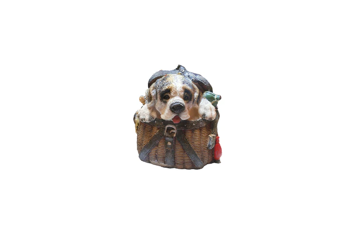 puppy in a box 3D Model .c4d .max .obj .3ds .fbx .stl .blend 