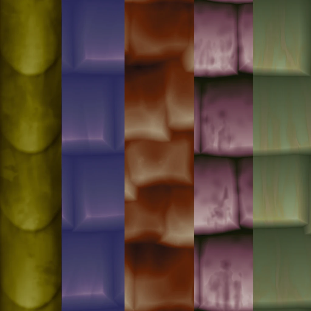 pacote de textura de telhado pintado &agrave; m&atilde;o Texturas CG .c4d .max .obj .3ds .fbx .stl .blend 