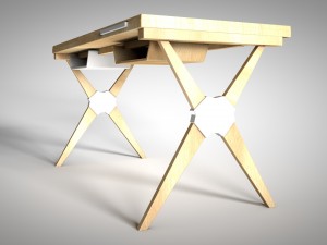 x-desk 3D Model