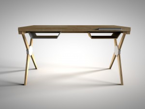 x-desk 3D Model