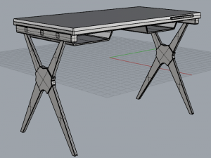 x-desk 3D Model