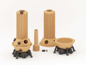 spider bong for 3d printing 3D Print Model