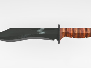 bowie knife 3D Model