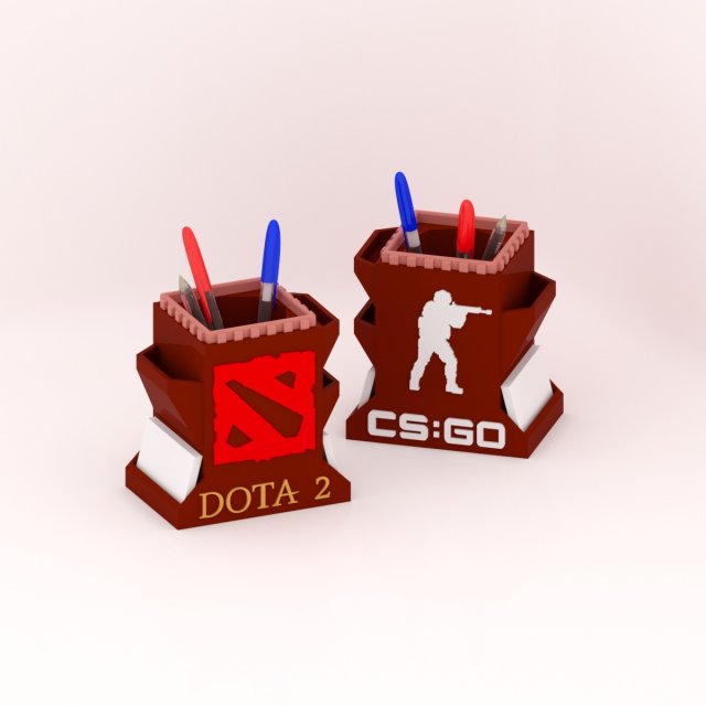 organizer dota and counter strike 3D 프린트 모델 .c4d .max .obj .3ds .fbx .stl .blend 