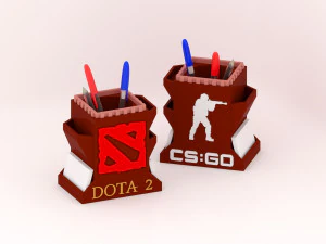 organizat&ouml;r dota ve counter Strike 3D Baskı Modeli