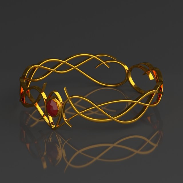 diadem 3D प्रिंट मॉडल .c4d .max .obj .3ds .fbx .stl .blend 