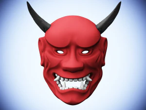 devil mask hannya 3D Print Model