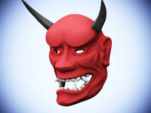 devil mask hannya 3D Print Model