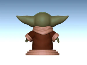 mandalorian baby yoda 3D Print Model