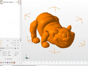 flexi tiger 3D Print Model