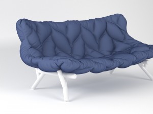sofa foliage kartell 3D Model