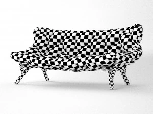 sofa foliage kartell 3D Model