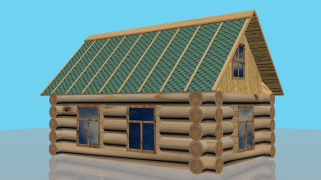 house 3D Модель .c4d .max .obj .3ds .fbx .stl .blend
