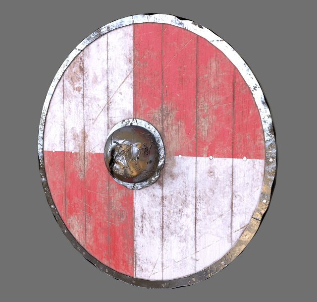 viking shield pack 3D मॉडल .c4d .max .obj .3ds .fbx .stl .blend
