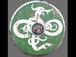 viking shield pack 3D मॉडल