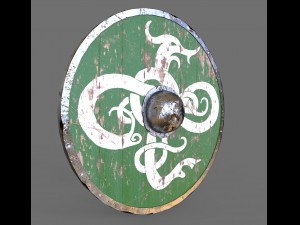 viking shield pack 3D मॉडल