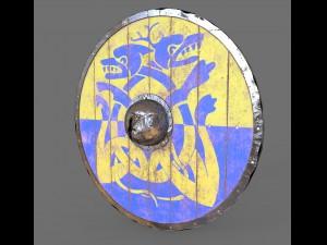 viking shield pack 3D मॉडल
