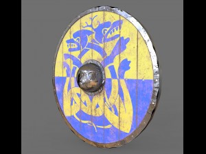 viking shield pack 3D मॉडल
