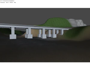 міст 3D Модель
