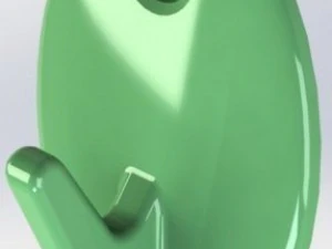 gancio a muro Modello di stampa 3D