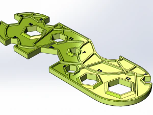 Radfahren den Schl&uuml;ssel 3D Druckmodell