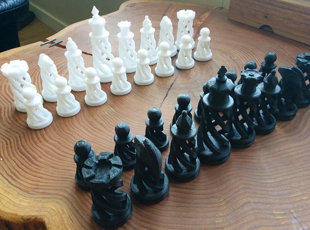 chess 3D 프린트 모델 .c4d .max .obj .3ds .fbx .stl .blend 