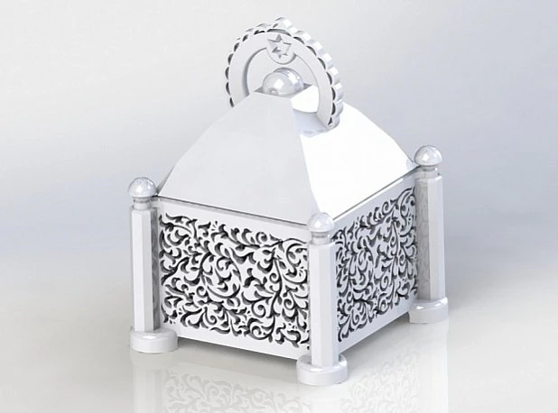 casket jewelry box 3D Print Model .c4d .max .obj .3ds .fbx .stl .blend 
