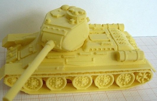 tank t-34 3D-printmodel .c4d .max .obj .3ds .fbx .stl .blend 