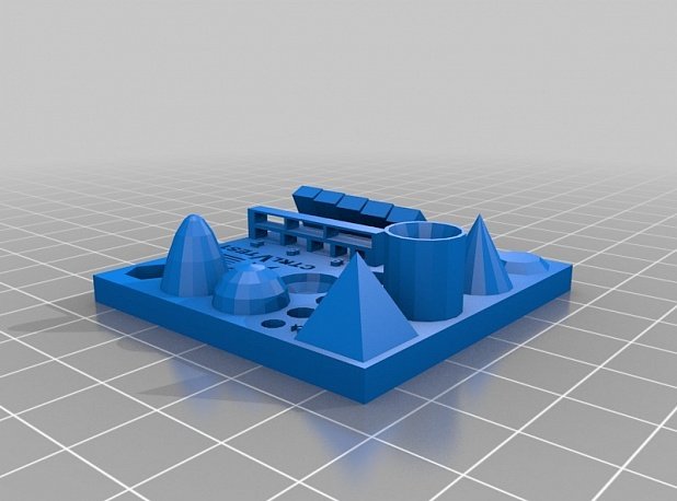 3d test 3D 프린트 모델 .c4d .max .obj .3ds .fbx .stl .blend