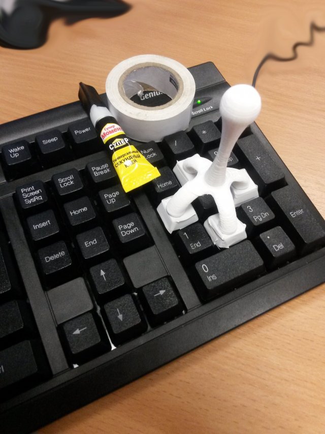 joystick 3D Принт Модель .c4d .max .obj .3ds .fbx .stl .blend 