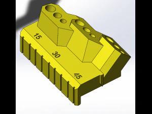 a drilling template 3D Model