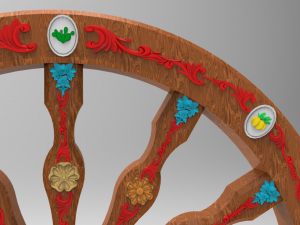 sicilian cart Modelo 3D