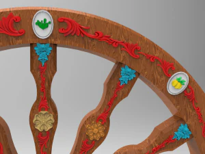 sicilian cart 3D Model