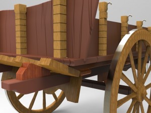 sicilian cart Modelo 3D