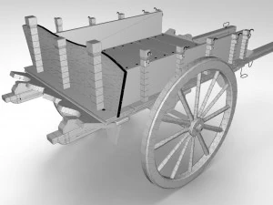 sicilian cart 3D Model