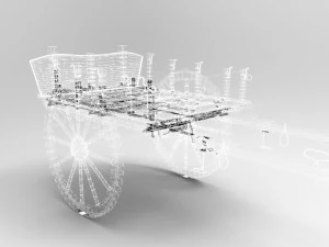 sicilian cart 3D Model