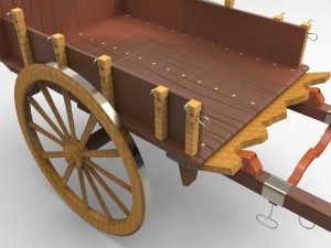sicilian cart Modelo 3D