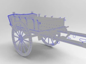 sicilian cart 3D Model