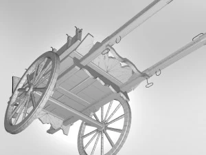 sicilian cart 3D Model