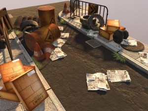 street assets Modelo 3D
