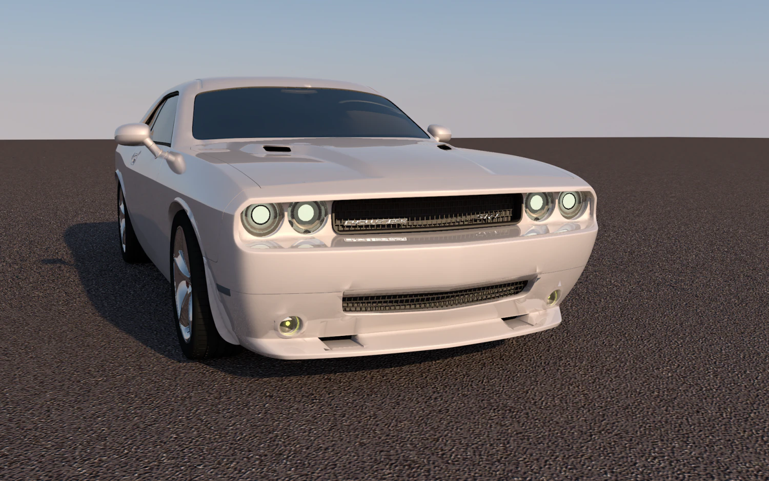 dodge challenger 3D Model .c4d .max .obj .3ds .fbx .stl .blend 