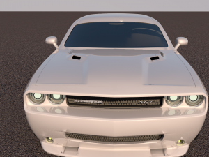 dodge challenger Modelo 3D