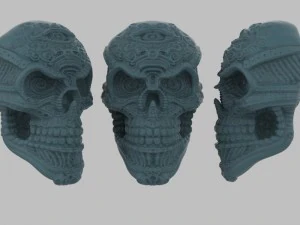 decorative skull 3D Print Model