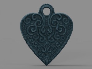 heart pendant 3D Print Model