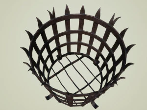 brasier m&eacute;di&eacute;val Modèle 3D