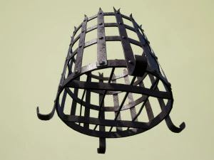 brasier m&eacute;di&eacute;val Modèle 3D